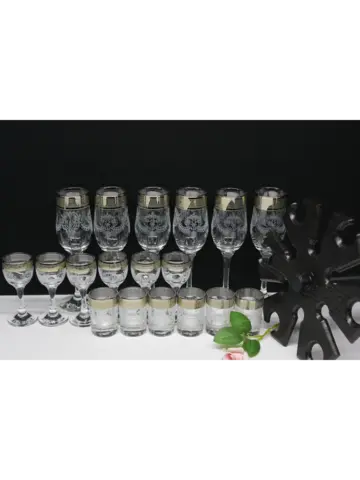 Барный набор 18 предметный с Бокалом