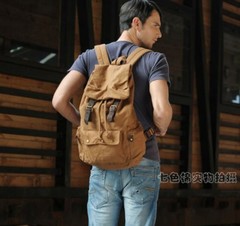 Классический винтажный рюкзак S.C.Cotton Army Green