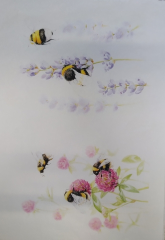 Декупажная карта А4 bamblebee 2