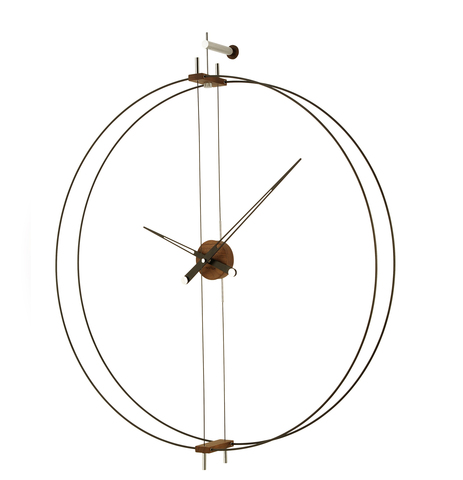 Часы Nomon BARCELONA, (основание - орех/стрелки черный лак) D=90см, H=100см