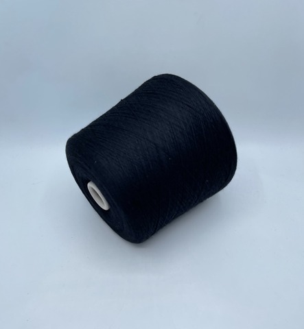 Zegna Baruffa (пр.Италия),art-Diamante , 2/52 2600м/100 гр. 75% Меринос 15% Шелк 10% Кашемир, цвет-Черный(804/13/70) ,арт-33587