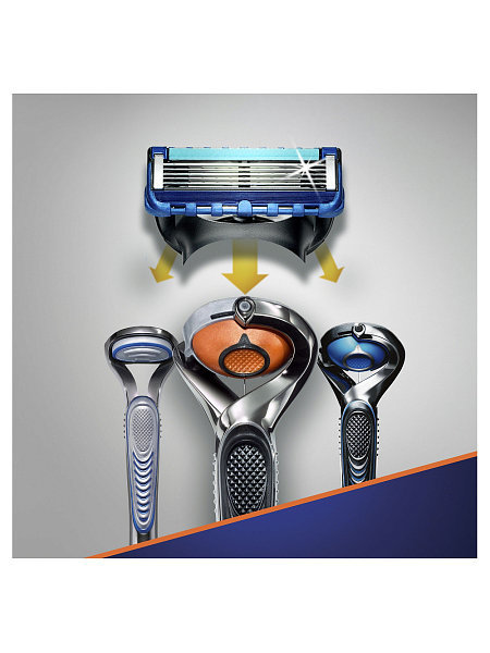 Кассеты Gillette FUSION PROGLIDE 4шт