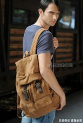 Классический винтажный рюкзак S.C.Cotton Army Green