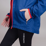 Детская беговая ветровка с капюшоном Nordski Run Patriot