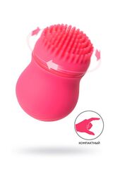 Розовый стимулятор клитора PPP CURU-CURU BRUSH ROTER - 