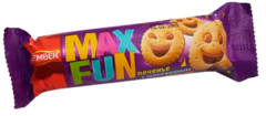 Печенье Max Fun с шоколадной глазурью