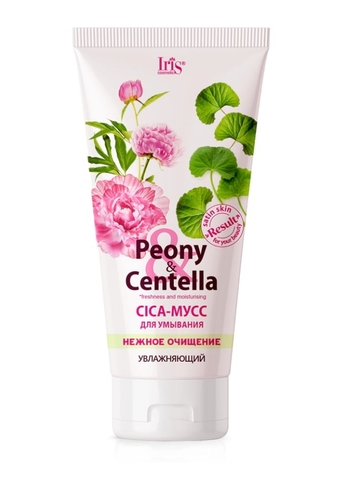 Peony & Centella CICA-мусс для умывания 170мл Iris