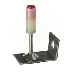 Гвозди монтажные пироксилиновые PA32-P2 (гвоздь-уголок с отверстием, красный, 100 шт/уп) FEDAST