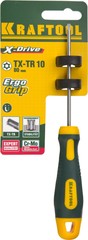 KRAFTOOL Х-Drive, TX HOLE10 x 80, отвертка (250077-10-080)