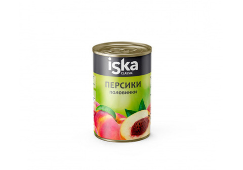 Персики половинки в сиропе Iska, 425мл