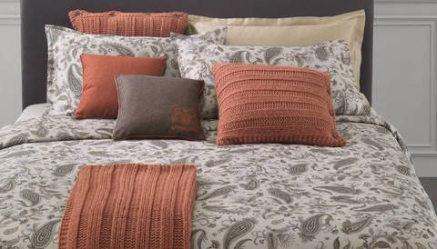 Постельное белье 2 спальное евро Trussardi New Pasley M56 Corda