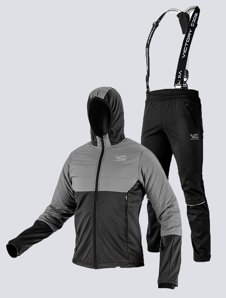 Лыжный костюм 905 Victory Code Ultra Warm Plus Black-Grey Active ...