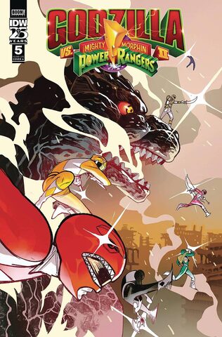 Godzilla vs Mighty Morphin Power Rangers II #5 (Cover A)
