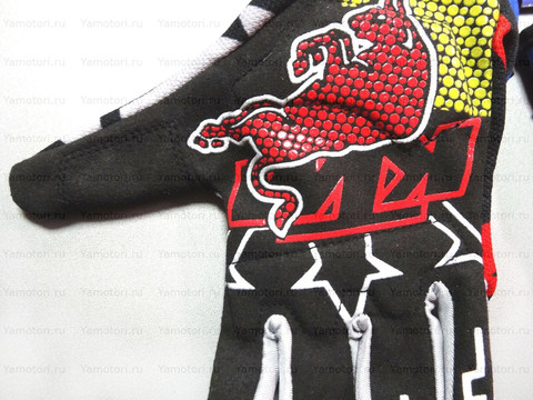 Мотоперчатки KINI RED BULL KTM M3, кроссовые мото перчатки