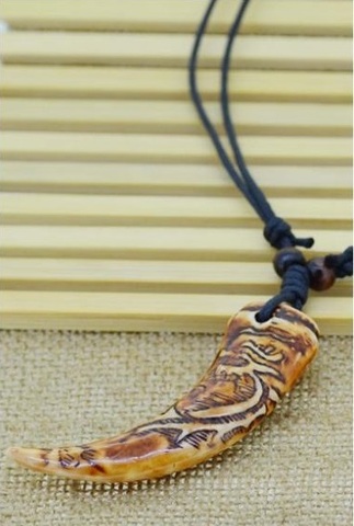 Totem Pendant talismans bone carving