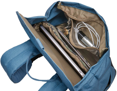 Картинка рюкзак городской Thule Lithos Backpack 16L Blue/Black - 7