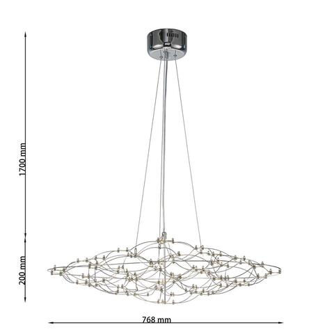 Подвесная светодиодная люстра Favourite Thinner 4305-8P