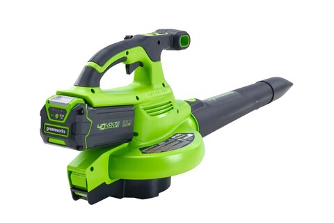 Садовый пылесос и воздуходув Greenworks GD40BVII, 40v, без АКБ и ЗУ (аккумуляторный, 2в1)