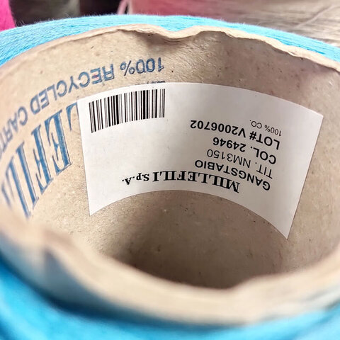 Хлопок-лента MILLEFILI 315 голубой