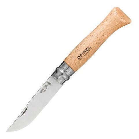 Нож Opinel №9, нержавеющая сталь (бук)