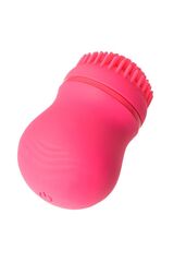 Розовый стимулятор клитора PPP CURU-CURU BRUSH ROTER - 