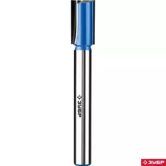 ЗУБР 16 x 30 мм, хвостовик 12 мм, фреза пазовая прямая с нижними подрезателями, Профессионал (28755-16-30)