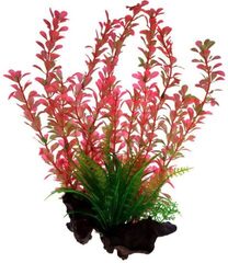 HOMEFISH растение-3 для аквариума пластиковое с грузом 25 см