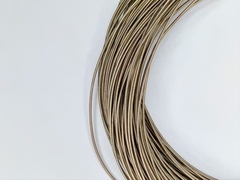 Канитель жесткая бронза светлая 1 мм