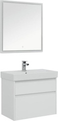 Aquanet 242903 Набор мебели Nova Lite 75 2 ящ. цв.бел. глянец (242903) фото