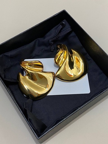 Серьги клипсы YSL