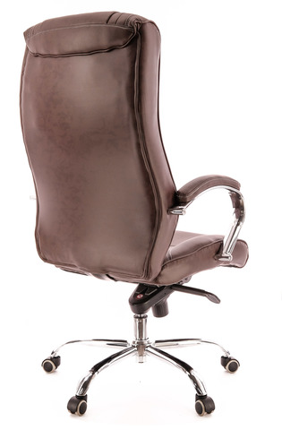 Кресло Everprof King M экокожа коричневый 129*55*51 Хромированная сталь Мультиблок - механизм повышенной комфортности с возможностью фиксации кресла в нескольких положениях