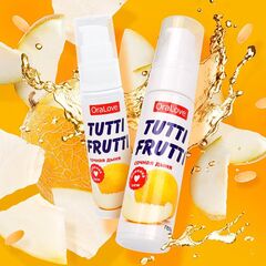 Гель-смазка Tutti-frutti со вкусом сочной дыни