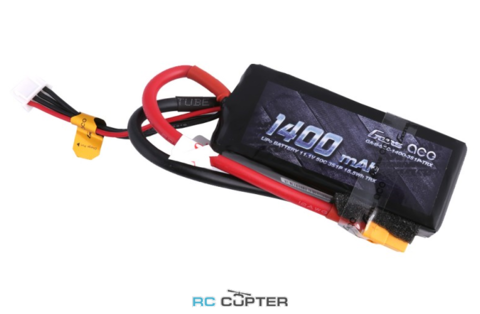 Аккумуляторная батарея Gens Ace 1400mAh 11.1V 50C 3S1P Lipo Battery Pack XT60