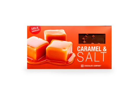 Молочный шоколад со вкусом карамель-соль, 100г