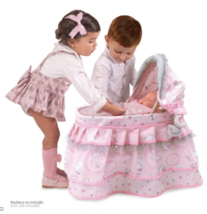 DeCuevas  Кроватка для куклы с козырьком серии Мария, 46см (51134)