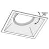 Встраиваемый светильник Technical Dot DL029-2-01W