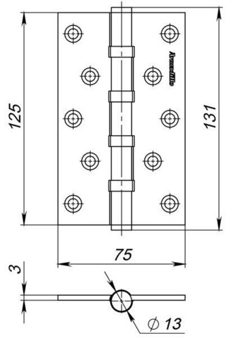 500-C5 125x75x3 SG Универсальная