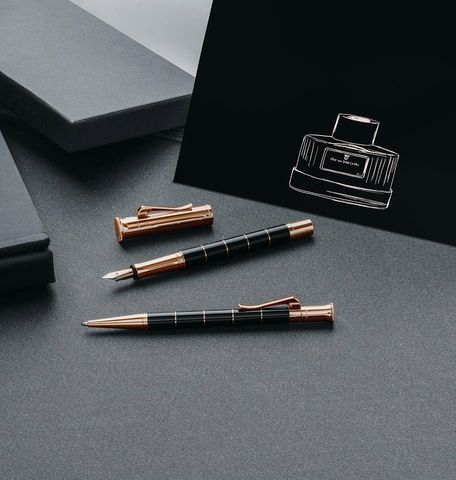 Ручка перьевая Graf von Faber-Castell Classic Anello Rose Gold, F (145781)