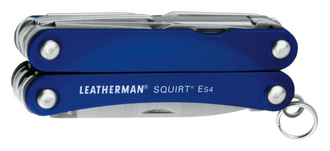 Мультитул Leatherman Squirt ES4 55 mm, 9 функций, синий (831239)