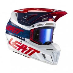 Шлем Leatt 8.5 Carbon V21.1 синий M (57 - 58 см) + очки Velocity 5.5