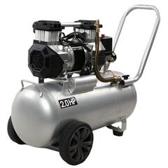 Компрессор поршневой безмасляный QUATTRO ELEMENTI PACIFIC-50 (240 л/мин, 50л, 2л.с, 8 бар, 30кг, малошумный) (Арт. 919-761)