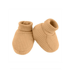 Пинетки в рубчик (бронза)