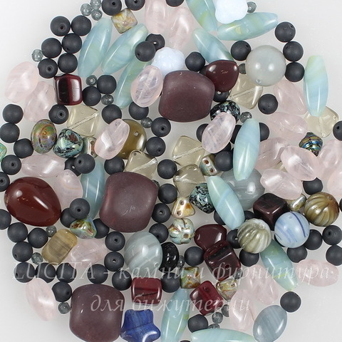 Бусины Preciosa микс 13 "Stone Clay"