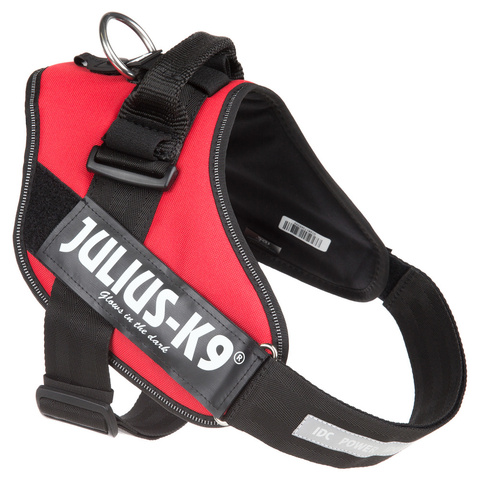 JULIUS-K9 шлейка для собак IDC-Powerharness, красный (71-96 см)