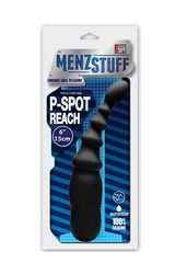 Чёрный вибромассажёр простаты MENZSTUFF P-SPOT REACH VIBE - 