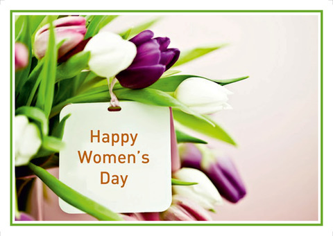 Açıqca (Открытки) Happy Womens Day Flovers