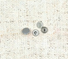 Кнопка установочная Delta (нержав.), пр-во Китай, d 12,5 мм, никель