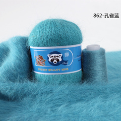 Пряжа "Норка" длинноворсовая, Пух норки-90% Полиамид-10%