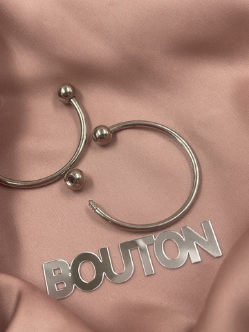 Подвеска серебристая 