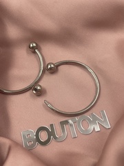 Подвеска серебристая 